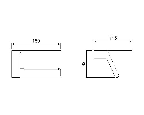 Держатель туалетной бумаги Timo Selene 10043/00 Хром