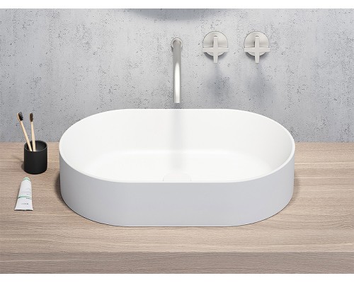 Раковина-чаша GSI Kube X 60 945809 Белая матовая