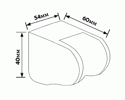 Держатель ручного душа Orange O-Shower OWB-A-W Белый матовый
