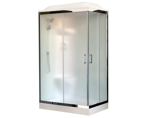 Душевая кабина Royal Bath HP 120х80 стекло матовое задняя стенка Белая