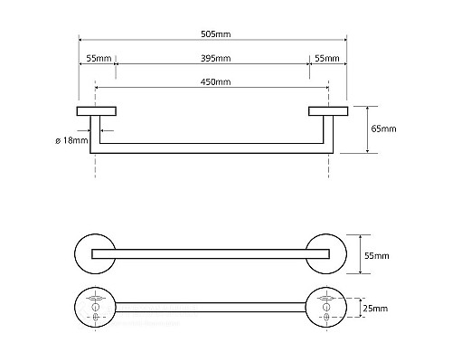 Полотенцедержатель Bemeta 104204010