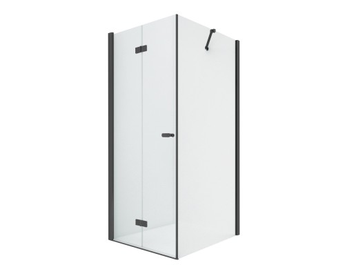 Душевое ограждение NEW TRENDY NEW SOLEO BLACK складные двери L 90x90x195 (черный)