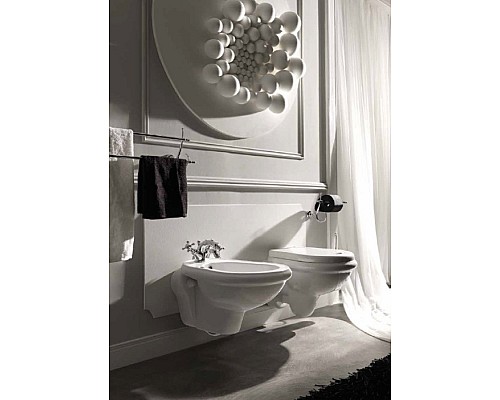 Биде подвесное Kerasan Retro 102601 с 1 отверстием под смеситель