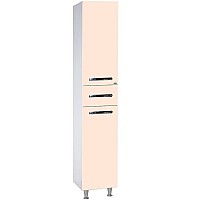 Шкаф пенал Bellezza Рокко 35 4625304100070 Бежевый Белый