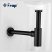 Сифон для раковины Frap F82-7 Черный матовый