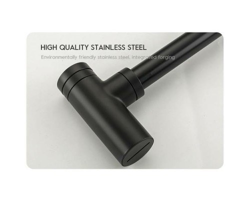 Сифон для раковины Frap F82-7 Черный матовый