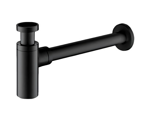 Сифон для раковины Frap F82-7 Черный матовый