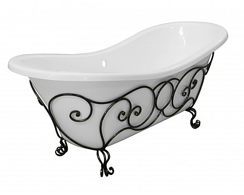 Кованый каркас для ванны Эстет Бостон патина