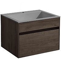 Тумба под раковину Vincea Chiara 60 VMC-2C600RO подвесная R.Oak