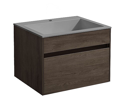 Тумба под раковину Vincea Chiara 60 VMC-2C600RO подвесная R.Oak