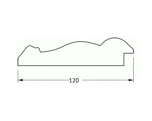 Зеркало Evoform Exclusive Floor 207х117 BY 6180 с фацетом в багетной раме - Состаренное дерево с орнаментом 120 мм