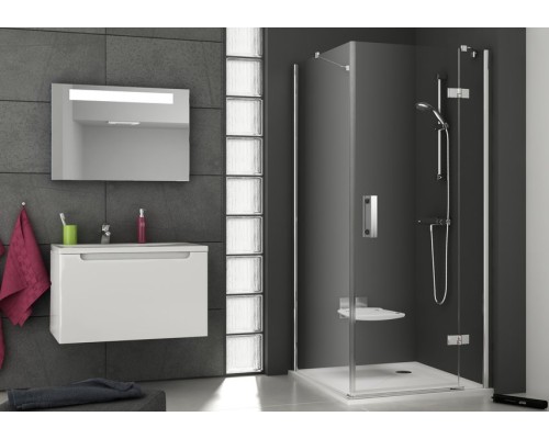 Душевой уголок Ravak SmartLine 9SPA0A00Z1 100 R хром прозрачный
