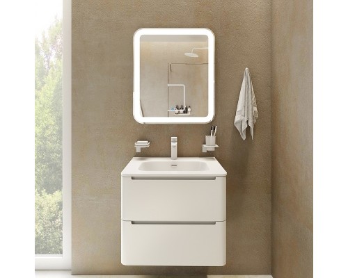 Зеркало Iddis Edifice 80 ЗЛП107 с подсветкой Белое