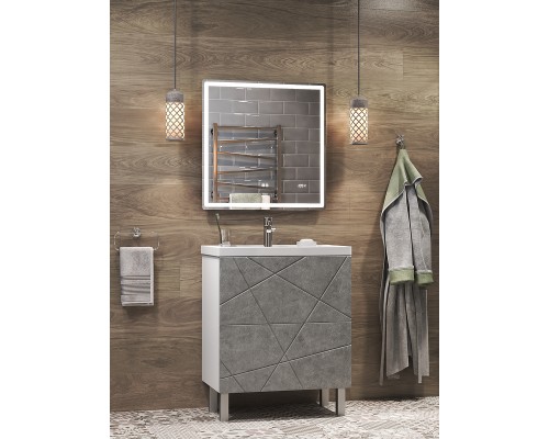 Зеркало Vigo Geometry Luxe 70 с подсветкой с сенсорным выключателем