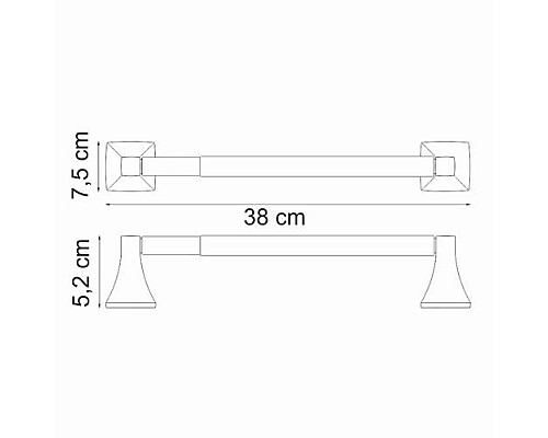 Держатель бумажных полотенец WasserKRAFT K-2591