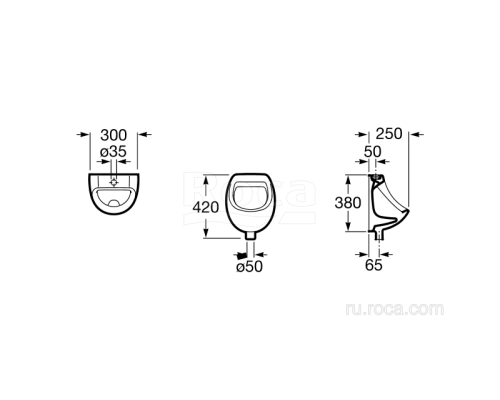 Писсуар Roca Mini 353145000