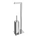Ершик напольный с бумагодержателем Excellent Riko хром