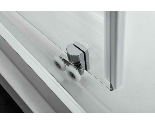 Душевая дверь Vincea Alpha 110 VDS-3AL110MT профиль Хром стекло текстурное