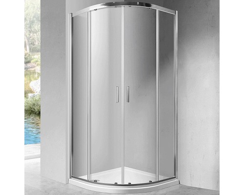 Душевой уголок Vincea Scala 100x100 Хром