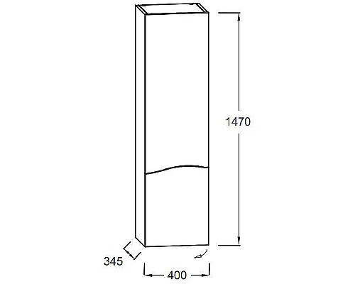 Шкаф пенал Jacob Delafon Sherwood 40 L EB1836LRU-P13 подвесной Состаренный дуб Шкаф пенал Jacob Delafon Sherwood 40 L EB1836LRU-P13 подвесной Состаренный дуб