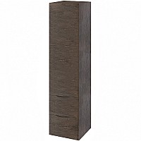 Шкаф пенал Bellezza Санриса 35 4620104270435 подвесной Орех