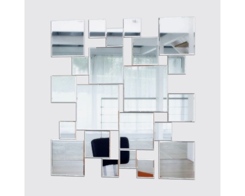 Зеркальная плитка Evoform Refractive 20х20 с фацетом 5 мм