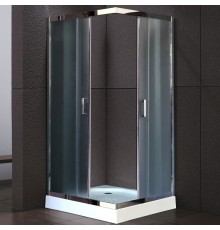 Душевой уголок Royal Bath HPD 80х80 RB80 HPD-C-CH профиль Хром стекло рифленое