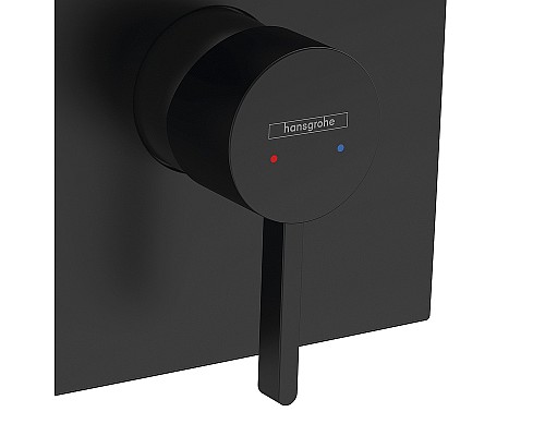 Смеситель для душа Hansgrohe Finoris 76615670 Черный матовый