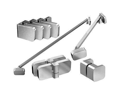 Комплект крепления Ravak Brilliant D01000A078 L 100 хром Комплект крепления Ravak Brilliant D01000A078 L 100 хром