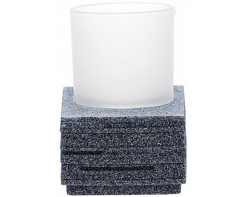 Стакан для зубных щеток Ridder Brick 22150107 Серый