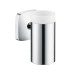 Стаканчик для зубных щеток керамический Hansgrohe PuraVida с держателем