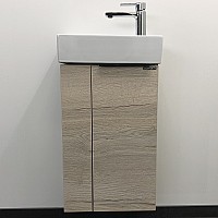 Тумба с раковиной Comforty Асти 40 00-00000831 подвесная Дуб дымчатый