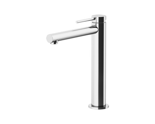 Высокий смеситель для раковины Gattoni Circle One с донным клапаном цвет хром
