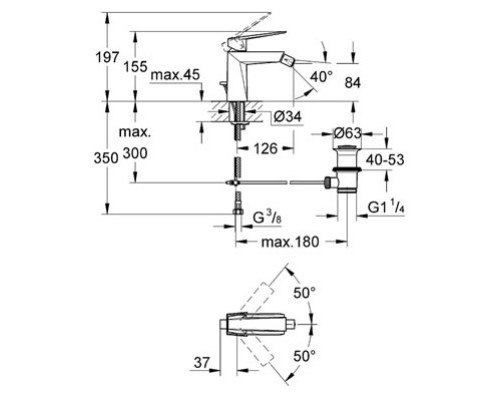 Смеситель Grohe для биде