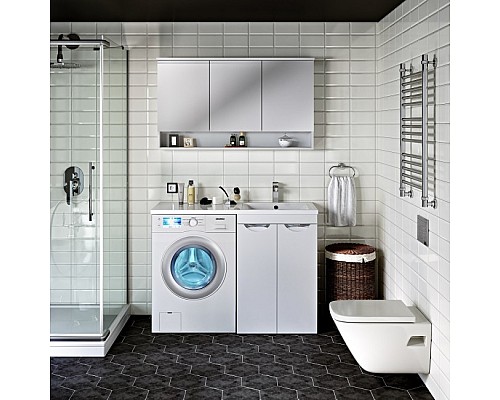 Тумба под раковину Runo ЛИРА 60 УТ000003443 левое крыло