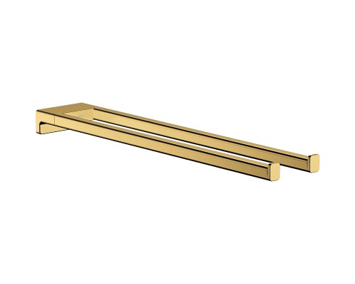 Полотенцедержатель Hansgrohe AddStoris 41770990 двойной Полированное золото