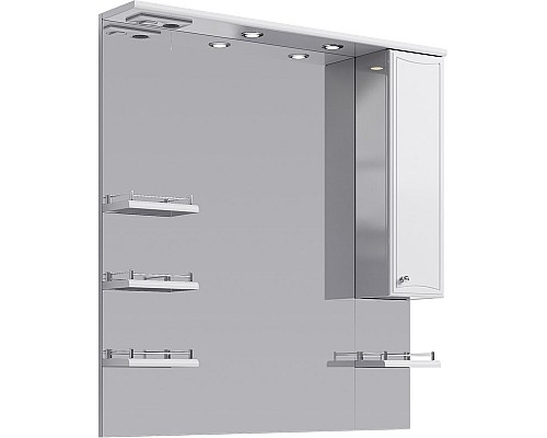 Барселона панель с зеркалом шкафчиком и подсветкой Ba0210 AQWELLA