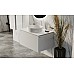 Тумба под раковину Jorno Stone 80 Stn.01.80/P/W/JR подвесная Белая