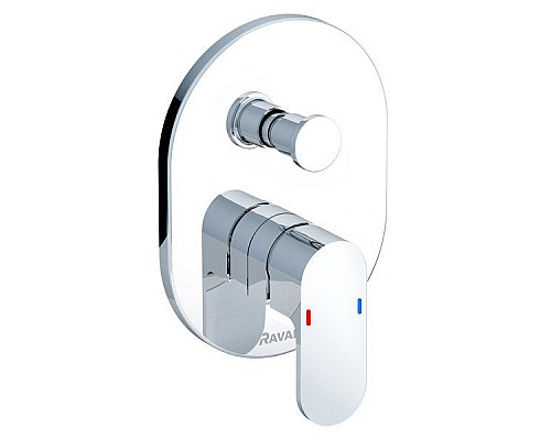 Смеситель встроенный с переключателем Ravak Chrome X070056