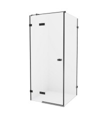 Душевое ограждение NEW TRENDY AVEXA BLACK 110x90x200 (черный)