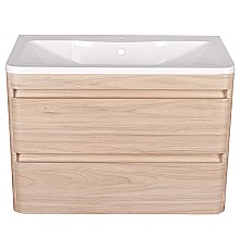 Тумба под раковину подвесная Style Line Атлантика 100 ЛС-00000686 ясень перламутр