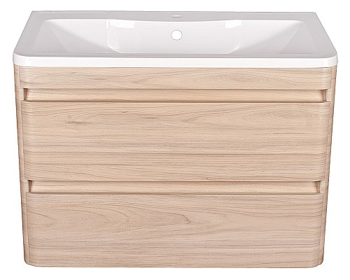 Тумба под раковину подвесная Style Line Атлантика 100 ЛС-00000686 ясень перламутр