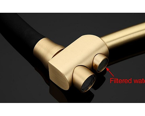 Смеситель для кухни Gappo G4398-1 Бронза Черный