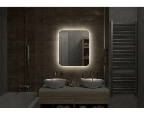 Зеркало Art&Max Ravenna AM-Rav-600-700-DS-F с подсветкой с бесконтактным выключателем