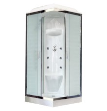 Душевая кабина Royal Bath HP 80х80 с гидромассажем стекло матовое