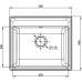 Кухонная мойка GranFest Vertex GF-V-580 Графит