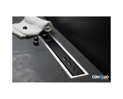 Душевой лоток Pestan Confluo Premium Black Glass Line 450 13000291