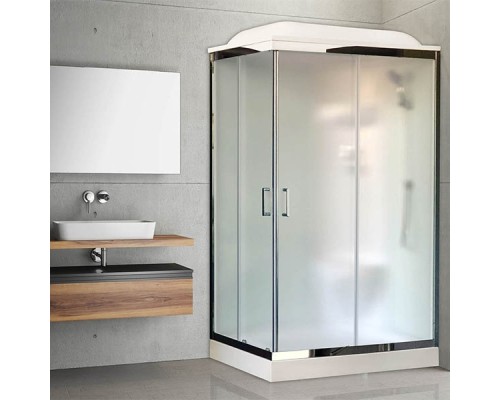 Душевая кабина Royal Bath HP 120х80 стекло матовое задняя стенка Белая