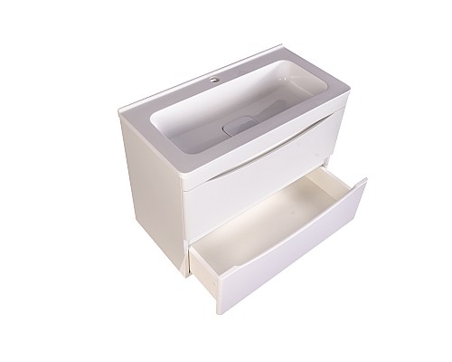 Тумба под раковину Style line Бергамо СС-00002320 подвесная белая