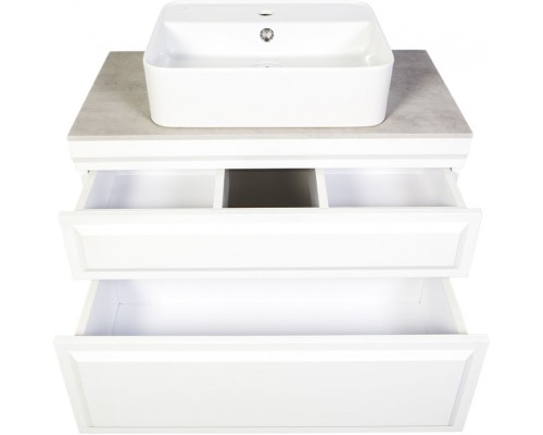 Тумба с раковиной Orange Modi 75 Modi-75TU+RA подвесная Белая